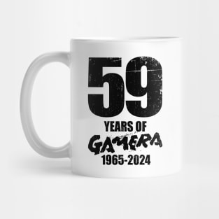 GAMERA 59 YEARS - black (front/back) Mug